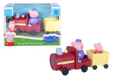 PEPPA PIG Grandpa's Train and Carriage Playset, Includes 2 Figures, Preschool Toys for Girls and Boys 3 Years and Up