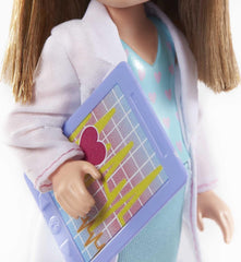 Barbie Chelsea Can Be 6 Inch Brunette Chelsea Doctor Doll Playset for Ages 3 Years Old & Up