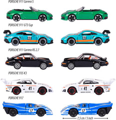 Majorette Porsche Motorsport 5 Car Giftpack Die-cast Vehicle For Kids & Collectors Ages 3 and Up