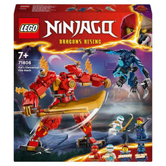 LEGO NINJAGO Kai’s Elemental Fire Mech Building Kit For Ages 7+