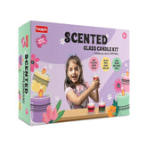 Funskool Handycrafts Scented Glass Candle Kit - DIY Arts and Craft Kit For Ages 8+