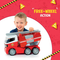 Funskool MOLTO Fire Truck, Toy Truck, Nesting & Stackable Toy for Kids Ages 2 Years & Up