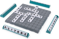 Funskool Upwords, Word Game with Stackable Letter Tiles & Rotating Game for Adults and Kids Ages 8 and Up