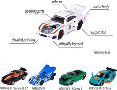 Majorette Porsche Motorsport 5 Car Giftpack Die-cast Vehicle For Kids & Collectors Ages 3 and Up
