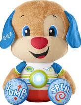 Fisher-Price Laugh & Learn So Big Puppy Large Musical Plush Toy with Smart Stages Learning Content for Toddlers and Preschool Kids