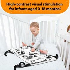 Skillmatics High Contrast Sensory Cloth Mat for Toddlers