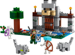 LEGO Minecraft The Wolf Stronghold Fortress Playset Kit for Ages 8+