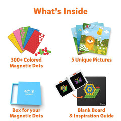 Skillmatics Dot It with Magnets - Animals Planet DIY Art Activity Gift Kit for Ages 3-7 Years