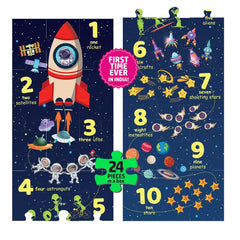 FLO Toys 6 Feet Puzzle Numbers Floor Puzzle For Kids,Ages, 2+