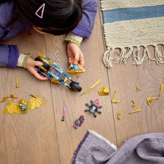 LEGO Ninjago Jay’s Golden Dragon Motorbike Building Kit for Ages 7+
