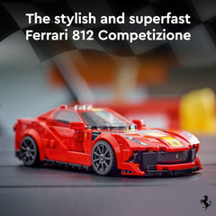 LEGO Speed Champions Ferrari 812 Competizione Sports Car Building Kit for Ages 9+