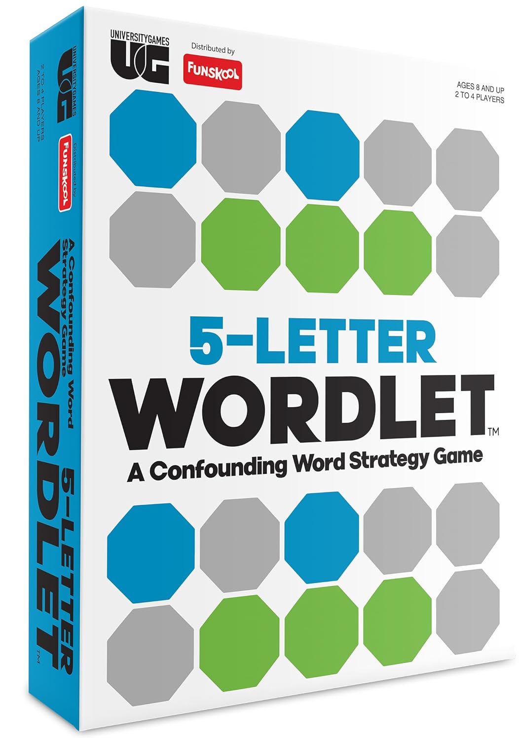 Funskool Games 5-Letter wordlet, Word Game, for Adults, Kids and Family, for 2 to 4 Players, for Ages 8+
