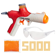 Nerf Pro Gelfire Twist Shot Blaster with 5,000 Gelfire Rounds, T-Pull Priming, Integrated 80 Round Hopper, Eyewear, Ages 14+
