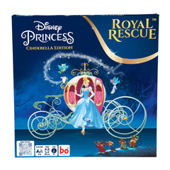 BO Games Royal Rescue, Cinderella Edition | Roll The Die: Fun Board Game with Cards and Riddles for Kids | Ages 3 and Up