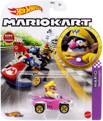 Hot Wheels Circuit Special Mariokart Series Wario 1:64 Scale Diecast Vehicle for KIds & Collectors