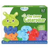 Skillmatics The Clever Caterpillar 26 Double-Sided Puzzle for Kids Ages 3-7 Years