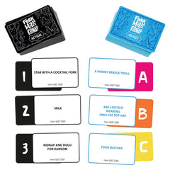 Hasbro Gaming Fork Milk Kidnap Adult Party Game of Questionable Choices for Ages 17+