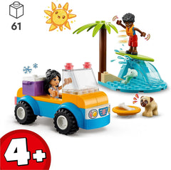 LEGO Friends Beach Buggy Fun Building Kit for Ages 4+