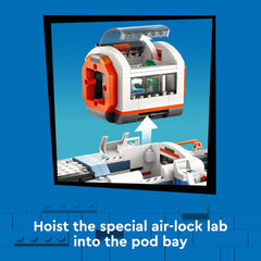 LEGO City Command Rover and Crane Loader Building Kit For Ages 7+