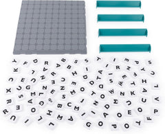 Funskool Upwords, Word Game with Stackable Letter Tiles & Rotating Game for Adults and Kids Ages 8 and Up