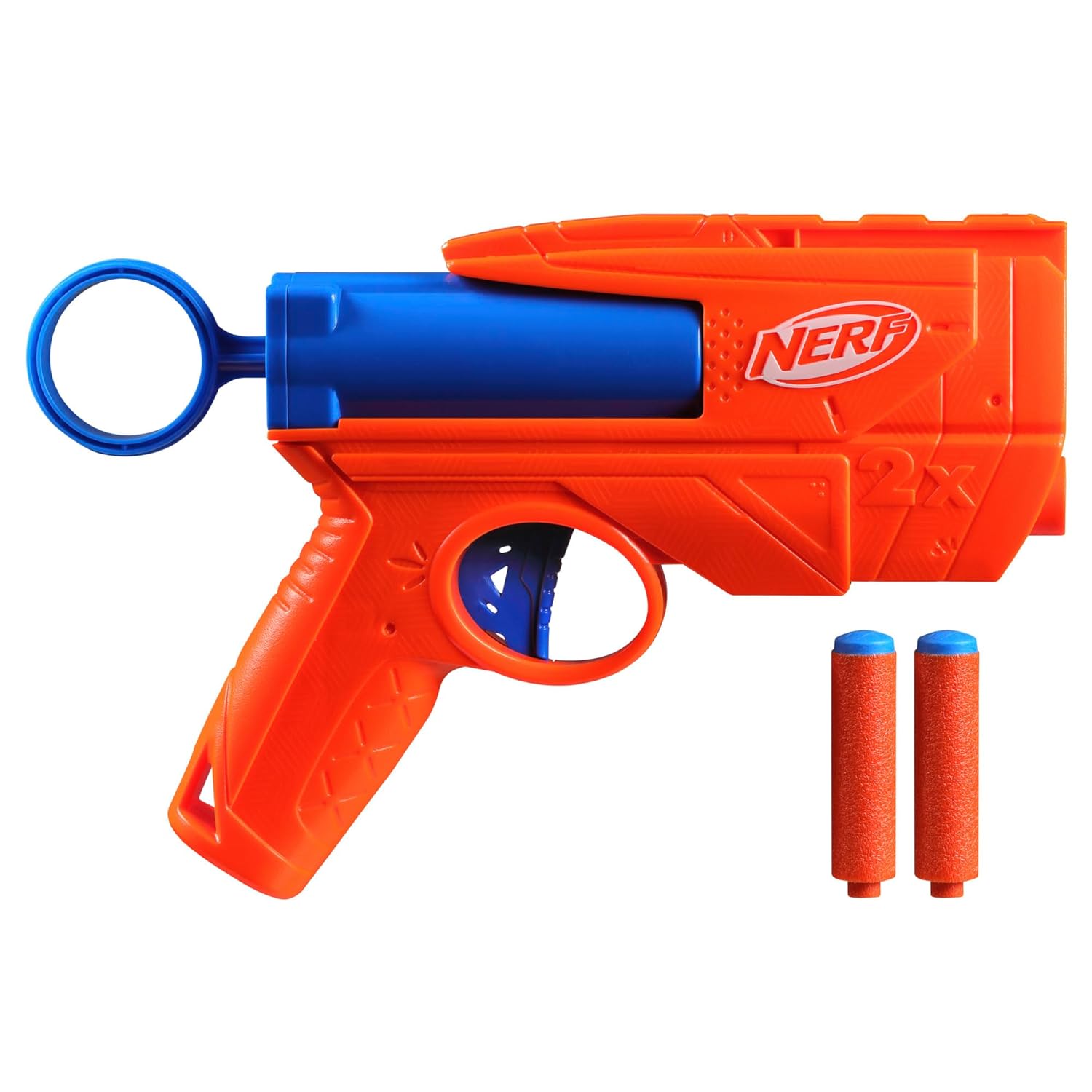 Nerf N Series Ward Foam Dart Blaster, 2 N1 Darts Compatible Only with N Series Blasters, Kids Outdoor Games, Ages 8+