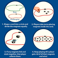 Skillmatics Sizzle - Classic Magnetic Attraction Strategy Game For Ages 15+