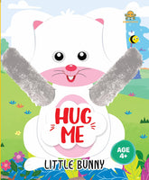 Booktopus Hug Me Hand Puppet Board Book - Little Bunny Interactive Bedtime Story with Soft Arms - Early Learning Books for Kids 4+