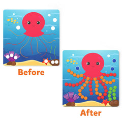 Skillmatics Dot It with Magnets - Animals Planet DIY Art Activity Gift Kit for Ages 3-7 Years