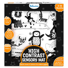 Skillmatics High Contrast Sensory Cloth Mat for Toddlers