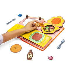 Bloomingo Pretend Play Kit - Who Wants Waffles!: Waffle Making Set for Kids;Set Up Your Waffle Cart