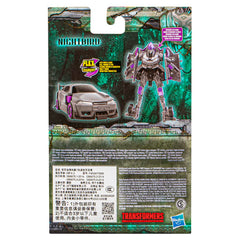 Transformers Toys Rise of The Beasts Movie 6 Inch Flex Changer Nightbird Converting Action Figure for Ages 6+