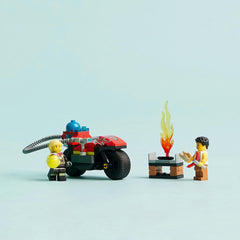 LEGO City Fire Rescue Motorcycle Building Kit For Ages 4+
