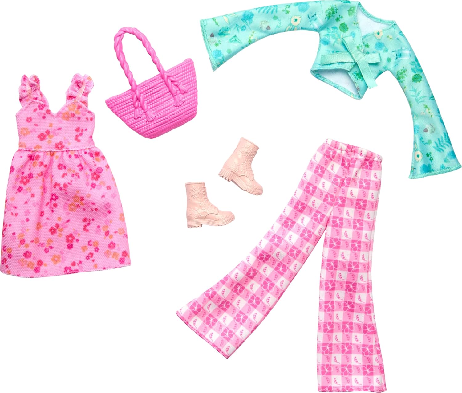 Buy Barbie Doll Clothing, Fashion And Accessory Pack With Cottage Core Theme Online at Best Price in India
