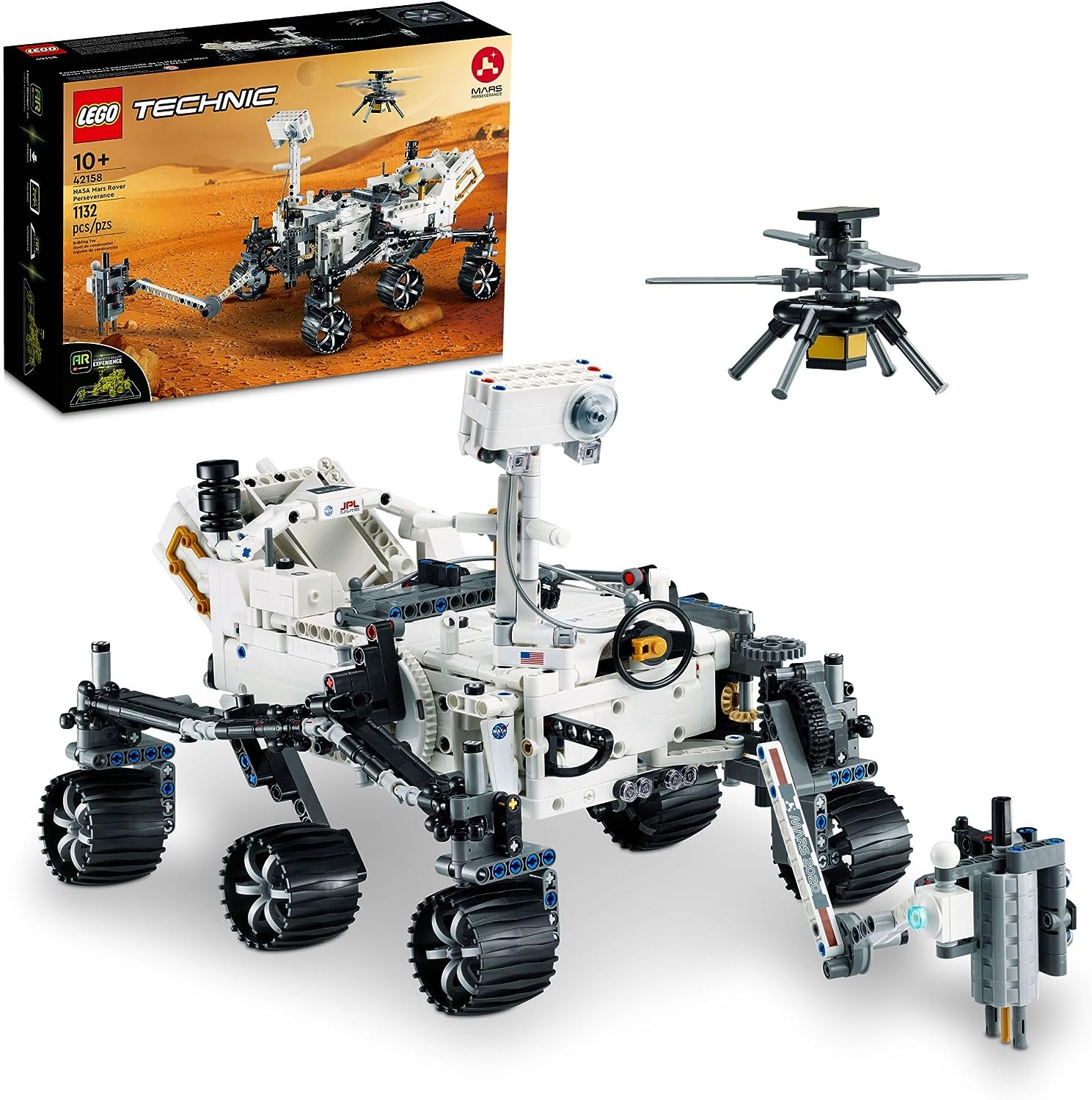 LEGO Technic NASA Mars Rover Perseverance Building Kit for Ages 10+