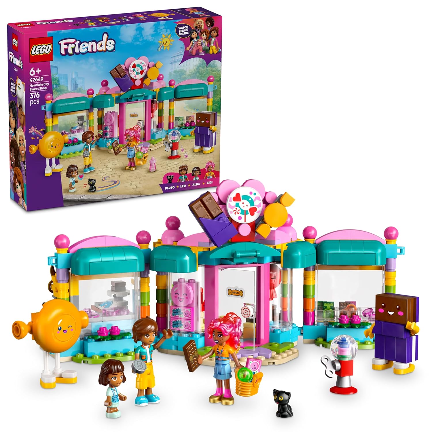 LEGO Friends Heartlake City Candy Store Building Kit For Ages 6+