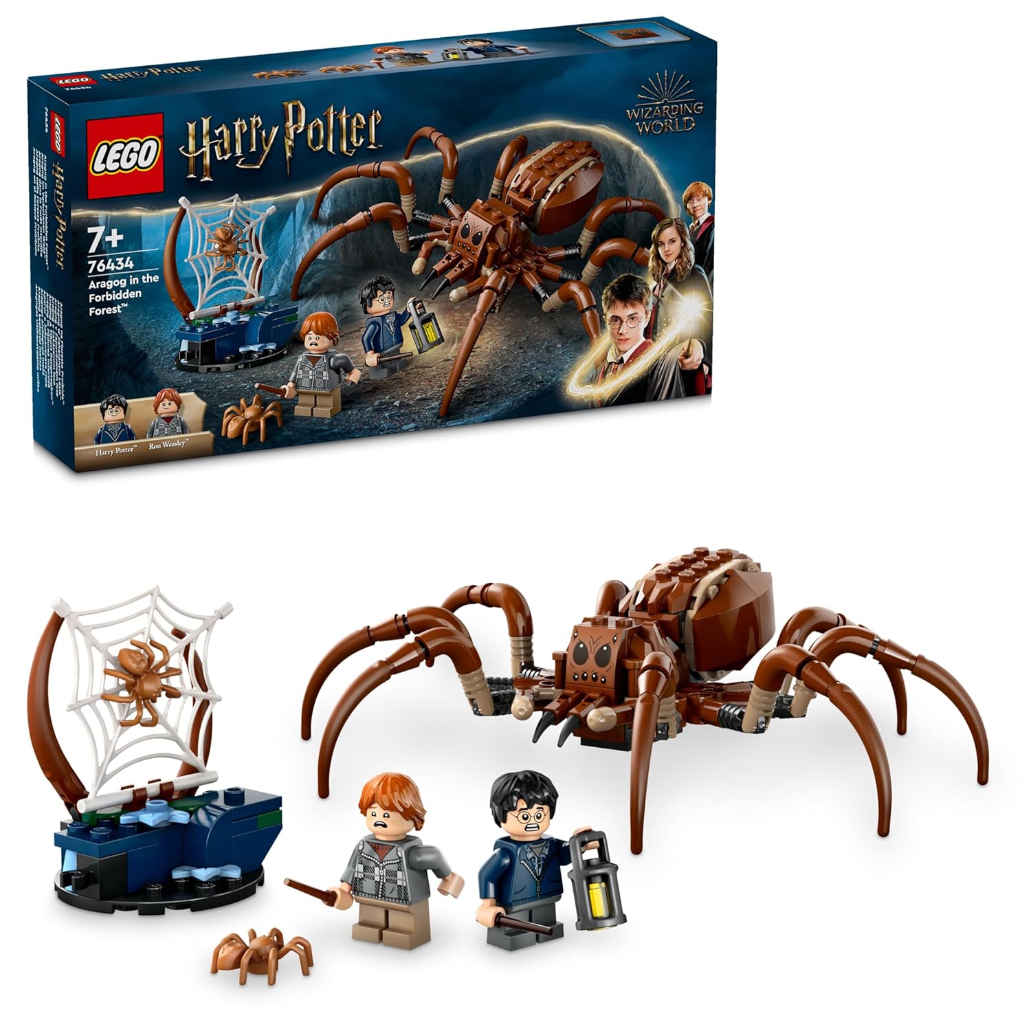 LEGO Harry Potter Aragog in The Forbidden Forest Toy Set for Ages 7+