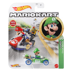 Hot Wheels Circuit Special Mariokart Series Luigi 1:64 Scale Diecast Vehicle for KIds & Collectors