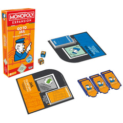Monopoly Go to Jail Expansion | Add More Fun to Classic Monopoly Game and Play Faster For Kids Ages 8+