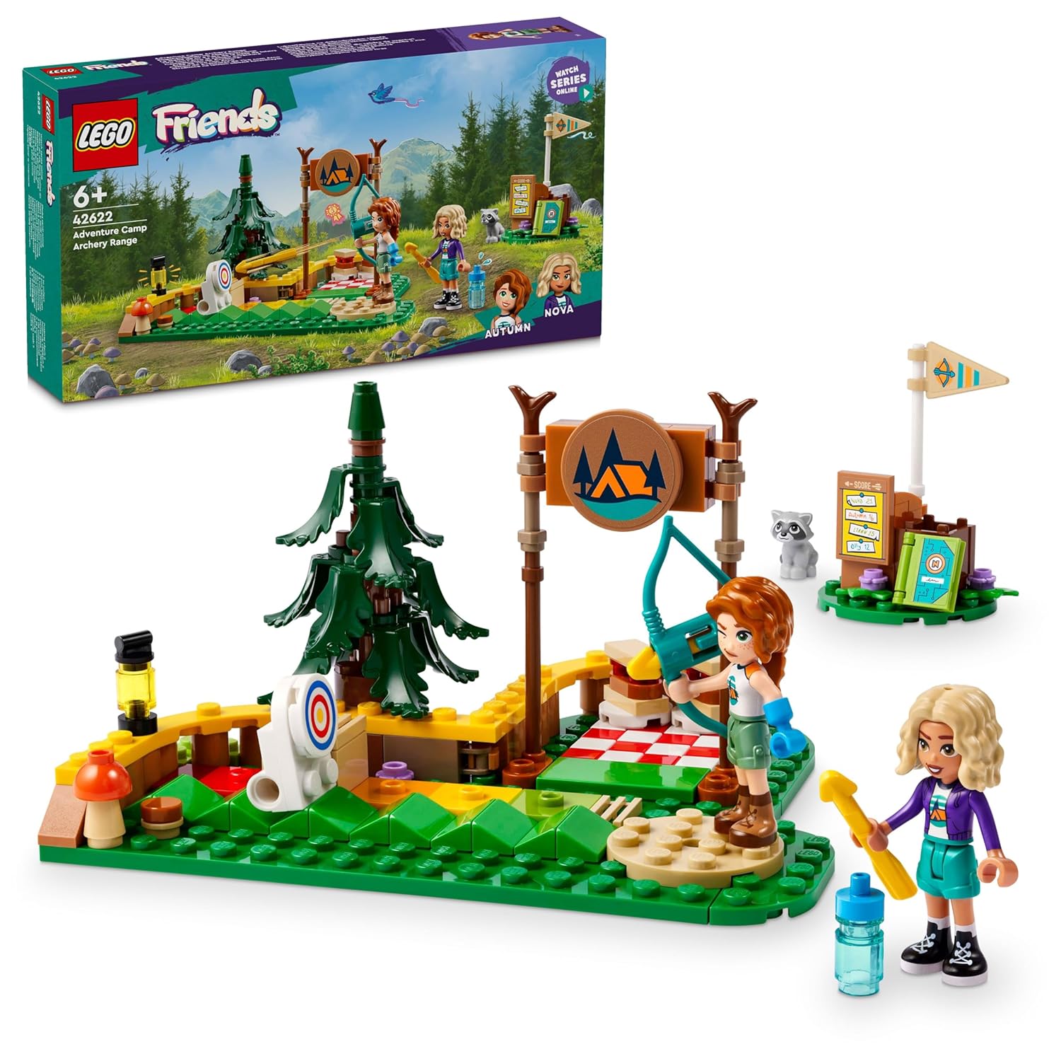 LEGO Friends Adventure Camp Archery Range Building Kit For Ages 6+