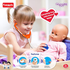 Funskool Giggles Super Doctor Playset Kids Pretend Role Play Toys for 3+