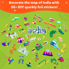 Skillmatics Foil Fun - Incredible India DIY Creative & Educational Activity Kit for Ages 4+