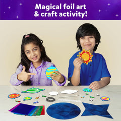 Skillmatics Foil Fun - Solar System Space Art & Craft Kit Mess-Free Art Kit For Ages 4+