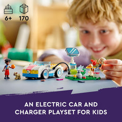 LEGO Friends Electric Car and Charger Building Kit For Ages 6+