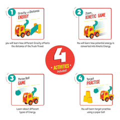 Funskool Science Kit Senior, Force and Motion, Educational,DIY Activity STEM for 9 Year Old Kids and Above