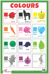 Pegasus Colours - Thick Laminated Preschool Chart