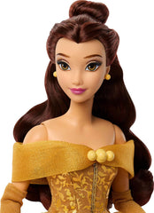 Disney Princess Belle Sparkling Princess Fashion Doll & Accessories w/Removable Dress, Shoes & Earrings, Inspired by Beauty & the Beast Movie