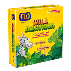 FLO Toys Steam Diy 3D Wild Animals And Birds Illusions Stem Activity Kit For Kids 6+