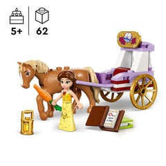 LEGO Disney Princess Belle’s Storytime Horse Carriage Building Kit for Ages 5+