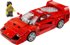 LEGO Speed Champions Ferrari F40 Supercar Vehicle Building Kit For Ages 9+