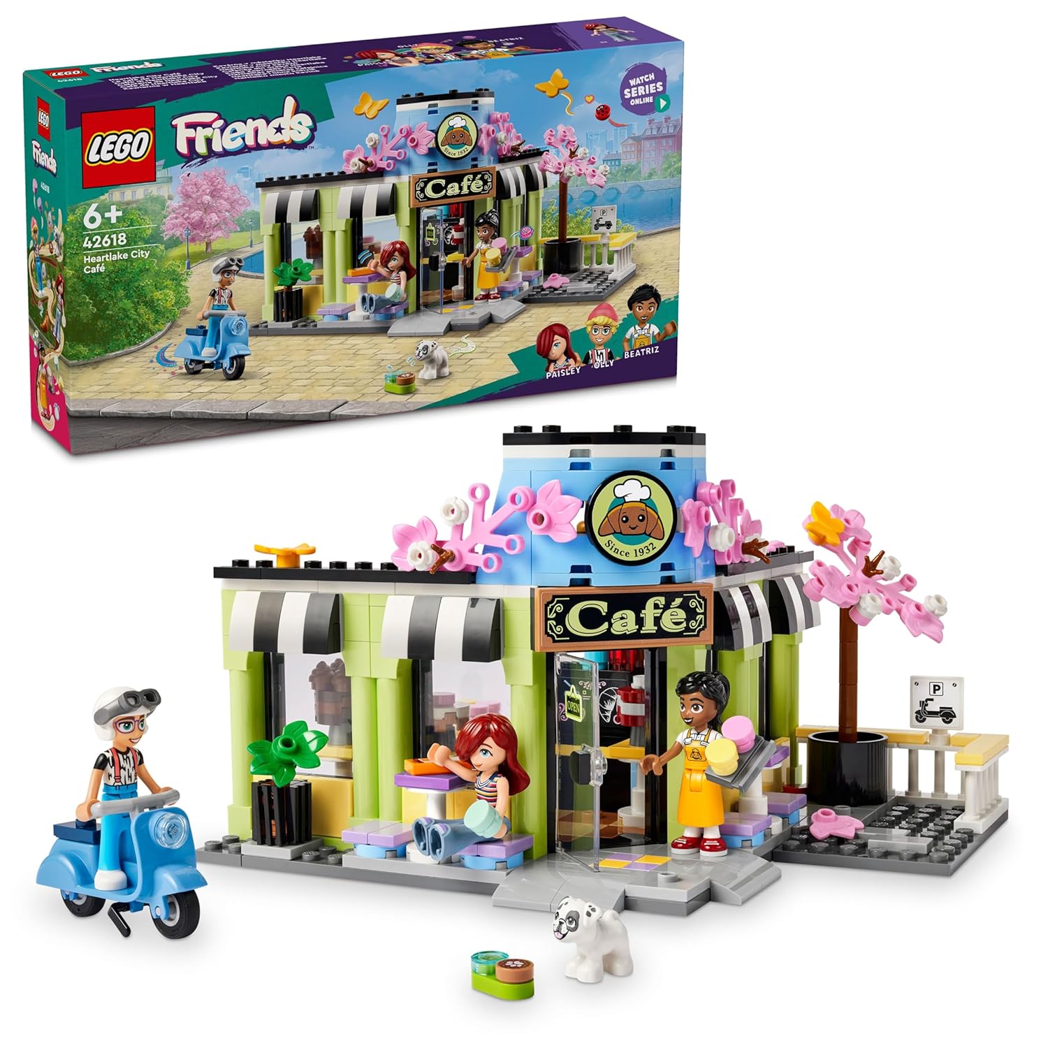 LEGO Friends Heartlake City Café Toy Playset Kit for Ages 6+